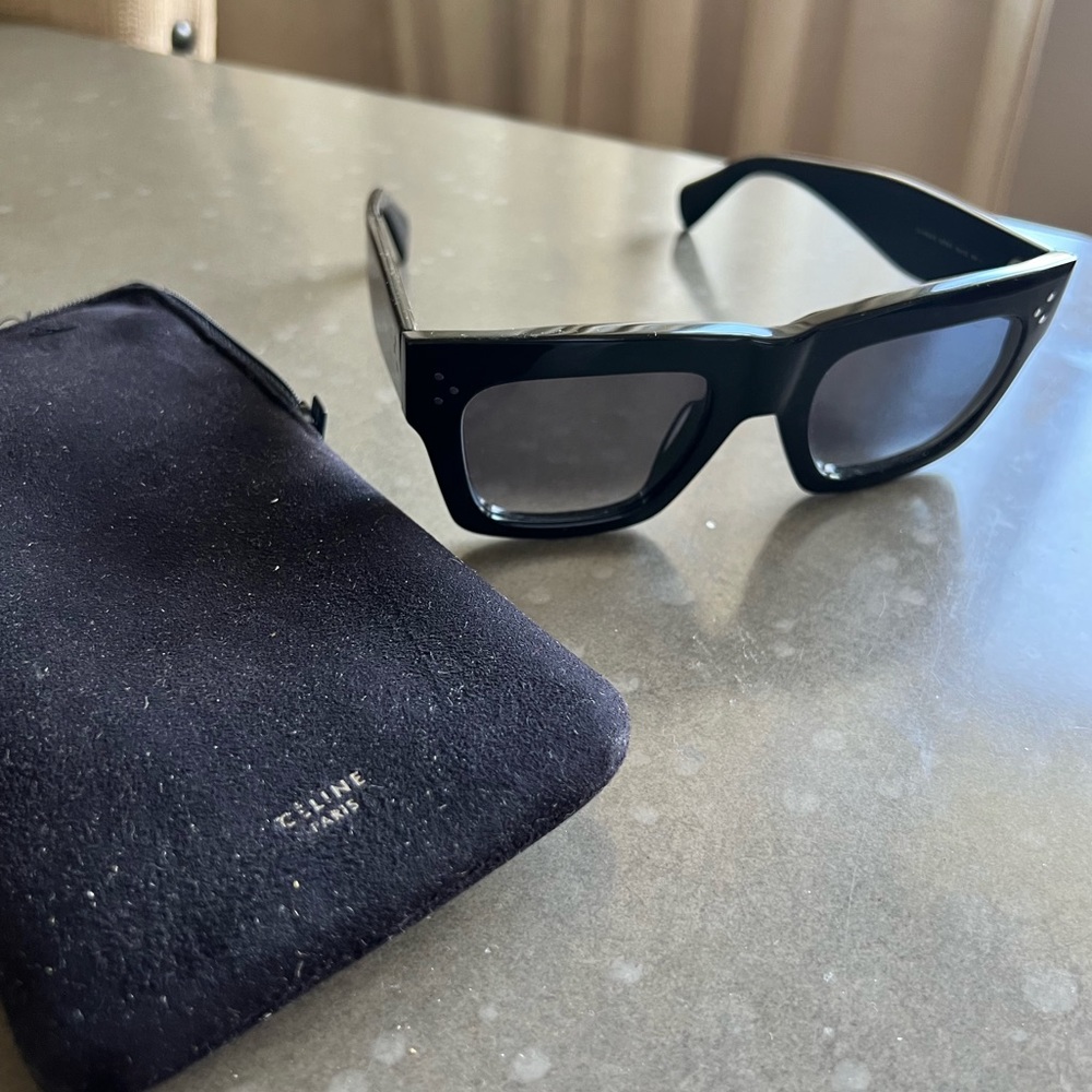 Celine all black sunglasses